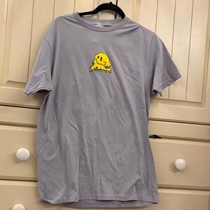 Eighty Eight Light Gray Tee with Yellow Graphic